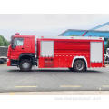 HOWO 5 ton 5000L rescue fire truck